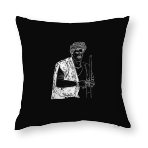 A Farmer’s Battle – Village Portraits from My Heritage Throw Pillowcase