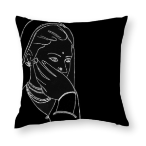 Portrait of a Woman – Faces of My Heritage Throw Pillowcase