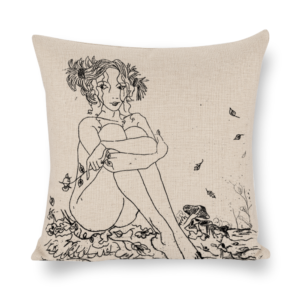 The Rosebud Fairy Linen Pillowcase