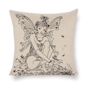 The Flora Fairy Linen Pillowcase